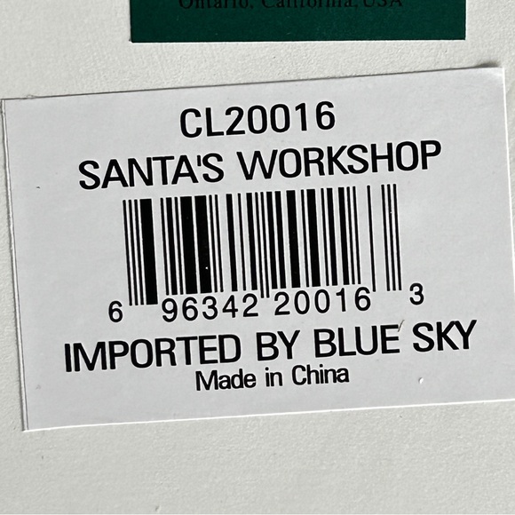 Santa's Workshop Blue Sky Clay Works by Heather Goldminc Tealight Holder 2002 - Picture 6 of 16